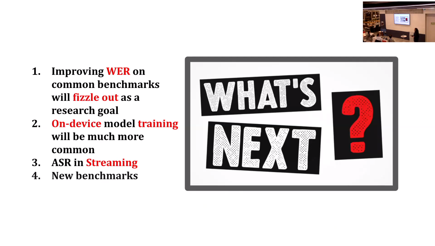what’s next